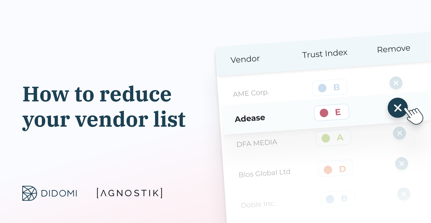 How to reduce your vendor list ? Everything a publisher should know.